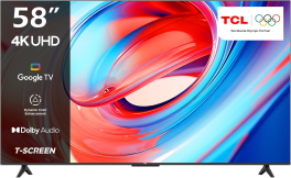 شاشة سمارت تي سي ال 58 بوصة 4K - GOOGLE TV