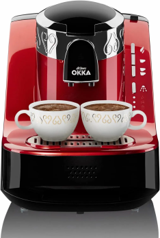 محضر قهوة تركي ارزوم كوبين 710 واط احمر OK006-N