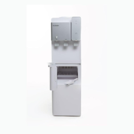 براد ماء بلاتينيوم 85 واط مع الة صنع ثلج لون ابيض وفضي WD30001