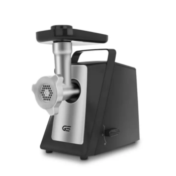 جنرال سوبريم  مفرمة لحم  500 واط50\60 هيرتز  220 فولت بخاصية الدوران العكسي لتجنب  توقفالدوران   في حال انزلاق قطع اللحم داخل نصل الفرم  .  تصميم انيق معمقبض مريح لسهولة حمل ونقل الجهاز مع مكان خاص لتخزبن الملحقاتبلون اسود