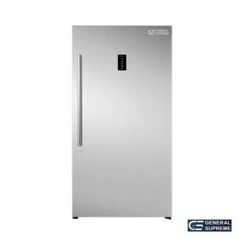 ثلاجة جنرال سوبريم , باب واحد , بخار , ديزاين امريكي , 16.0 قدم , 478 لتر , استيل , أنفيرتر 60/50 هرتز قابل للتحويل لفريزر - GS17SSIR