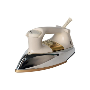 جنرال سوبريم كاوية جافة، بقوة ١١٠٠-١٣٠٠ واط، قاعدة سيراميك،للاستخدام الشاق - منظم لدرجة الحرارة،  لون بيج مع قاعدة ذهبية