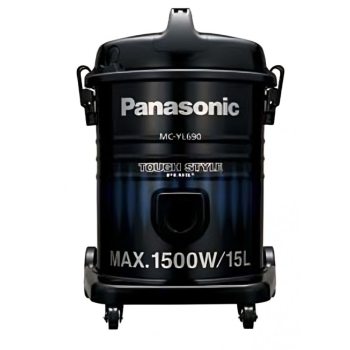 مكنسة برميل باناسوينك 15لتر 1500واط (اسود × ازرق)