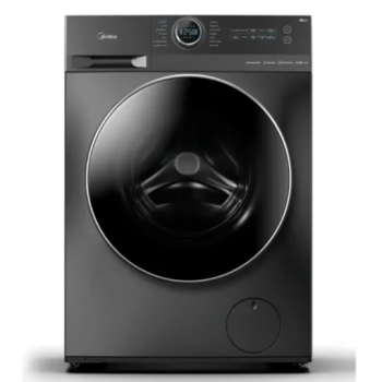 غسالة اوتوماتيك فتحة امامية ميديا 10 كيلو سيلفر (انفرتر - واي فاي )