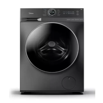 غسالة اوتوماتيك فتحة امامية ميديا 12 كيلو سيلفر (انفرتر - واي فاي )