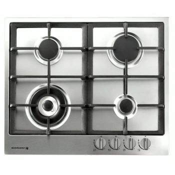 سطح بلت ان كلفينتور 4 عيون غاز 60 سم استيل (شبك عريض)