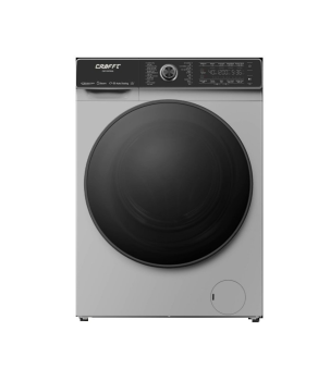 غسالة اوتوماتيك فتحة امامية كرافت 12 كيلو غسيل 7 كيلو تجفيف 100% سيلفر