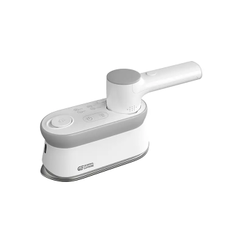 جنرال سوبريم كاوية بخار محمولة مع مزيل الوبر، 1200 واط، سعة خزانالماء 100 ملي لتر، كي عمودي وأفقي، ملحق منفصل لإزالة الوبر،بخارقوي بقدرة اختراق قوية، الجاهزية بعد 35 ثانية، سطحكبير وأملس ، أبيض