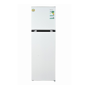 ثلاجة 8.9 قدم  251 لتر , ابيض , اضاءة LED , نظام تدفق الهواء المتعدد , مقابض مخفية , ارفف زجاج