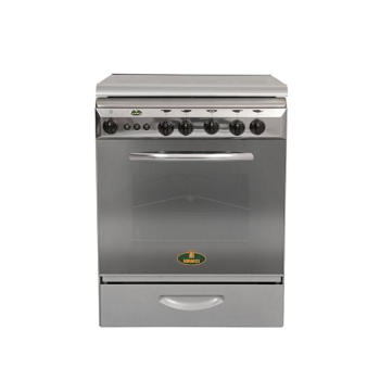 غاز كريازى 4 عيون استيل امان كامل - اشعال ذاتي 60*60 سم - مصري