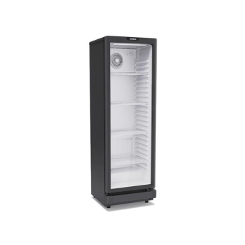 ثلاجة عرض زجاجى جنرال سوبريم اسود 240 لتر
