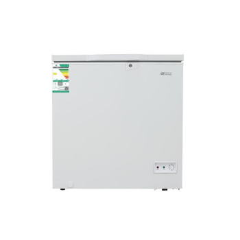 فريزر افقي جنرال سوبريم , 140 لتر 4.9 قدم , ابيض , اضاءة داخلية , قفل أمان للباب
