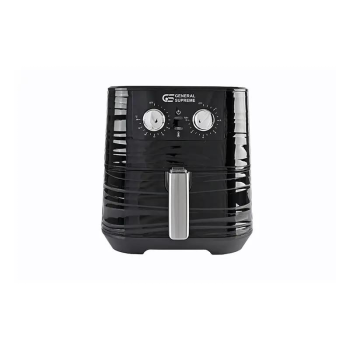 جنرال سوبريم قلاية هوائية5.5 لتر  جسم بلاستيك تحكم يدوي   1700 واط 220 فولت  50\60 هيرتزسلك الطاقة بطول  100 سم   عصرية وانيقة لطعام صحي  ( ملعقة زيت واحدة)