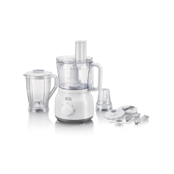 محضرة طعام جنرال سوبريم 26وظيفه800 واط  وعاء بسعة  1.5 لتر  لون ابيض مع ملحقات  متنوعة  قابلةللغسل في غسالة الاطباق  سرعتين مع وظيفة بلس   , 220-240 فولت  50\60 هيرتز  محرك قويلعمر طويل