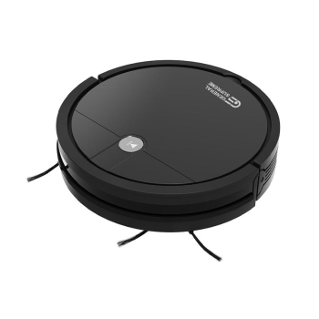 مكنسة كهربائية روبوت من جنرال سوبريم، محرك بقوة شفط عالية تصلإلى 3000 باسكال، مع جهاز تحكم، قاعدة لشحن البطارية، بطارية بسعةكبيرة 2400 مل أمبير، أجهزة استشعار ذكية للحركة والوقاية منالسقوط، ارتفاع الروبوت 80 مم يسمح للتظيف أسفل الأثاث، لون أسود