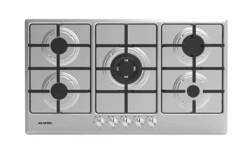 سطح بلت ان غاز كوميتال 5 عيون 90 سم اسود (تركي)