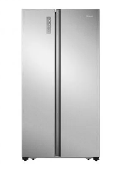 ثلاجة دولابى هايسنس سعة الثلاجة 132 قدم سعة المجمد 69 قدم انفرتر استيل