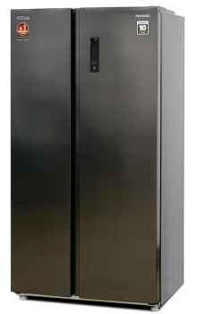 ثلاجة دولابي 2 باب باناسوينك سعة الثلاجة 127 قدم المجمد 72 قدم انفرتر اسود