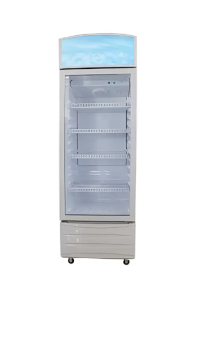 ثلاجة عرض بان كول باب واحد زجاج